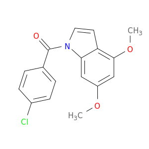 (4-Chlorophenyl)(4,6-dimethoxy-1H-indol-1-yl)methanone