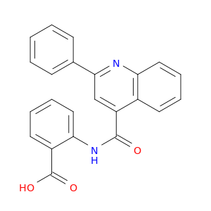 Benzoic acid,2-[[(2-phenyl-4-quinolinyl)carbonyl]amino]-