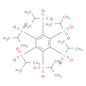 Benzene, hexakis[(1-methylethyl)sulfonyl]-