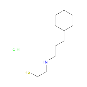 Ethanethiol,2-[(3-cyclohexylpropyl)amino]-, hydrochloride (1:1)