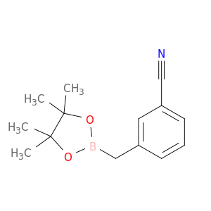3-((4,4,5,5-四甲基-1,3,2-二氧硼杂环戊烷-2-基)甲基)苯甲腈