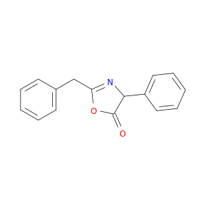 5(4H)-Oxazolone, 4-phenyl-2-(phenylmethyl)-