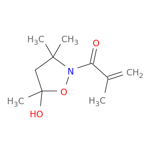 5-Isoxazolidinol, 3,3,5-trimethyl-2-(2-methyl-1-oxo-2-propenyl)-