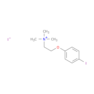 Ethanaminium, 2-(4-iodophenoxy)-N,N,N-trimethyl-, iodide