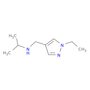 N-((1-Ethyl-1H-pyrazol-4-yl)methyl)propan-2-amine