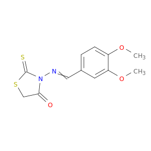 3-[(3,4-dimethoxybenzylidene)amino]-2-thioxo-1,3-thiazolidin-4-one