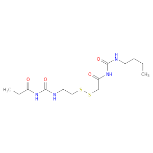 5,6-Dithia-2,9,11-triazapentadecanamide, 8,10-dioxo-N-(1-oxopropyl)-