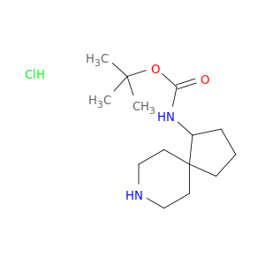 氨基甲酸,N-8-Azaspiro[4.5]DEC-1-YL-,1,1-二甲基乙酯,盐酸盐(1：1)