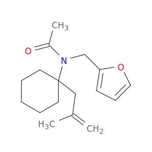 Acetamide, N-(2-furanylmethyl)-N-[1-(2-methyl-2-propenyl)cyclohexyl]-