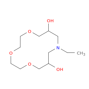 1,4,7-Trioxa-11-azacyclotetradecane-9,13-diol, 11-ethyl-