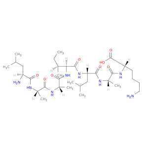 L-Lysine, L-leucyl-L-alanyl-L-alanyl-L-isoleucyl-L-leucyl-L-alanyl-