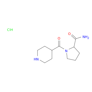 1-(Piperidine-4-carbonyl)pyrrolidine-2-carboxamide Hydrochloride