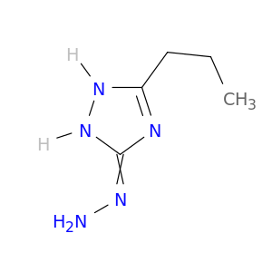 3H-1,2,4-Triazol-3-one, 1,2-dihydro-5-propyl-, hydrazone