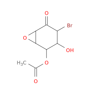 7-Oxabicyclo[4.1.0]heptan-2-one, 5-(acetyloxy)-3-bromo-4-hydroxy-