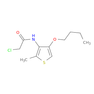 Acetamide, N-(4-butoxy-2-methyl-3-thienyl)-2-chloro-