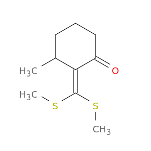 Cyclohexanone, 2-[bis(methylthio)methylene]-3-methyl-