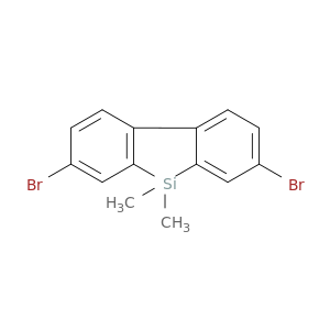 3,7-二溴-5,5-二甲基-5H-二苯并[b,d]硅杂环戊二烯