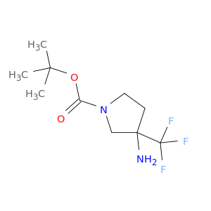 3-氨基-3-(三氟甲基)吡咯烷-1-羧酸叔丁酯