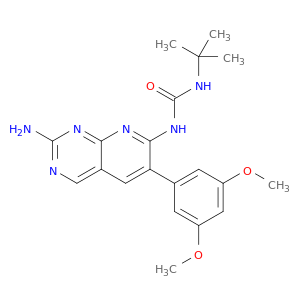1-(2-氨基-6-(3,5-二甲氧基苯基)吡啶并[2,3-d]嘧啶-7-基)-3-(叔丁基)脲