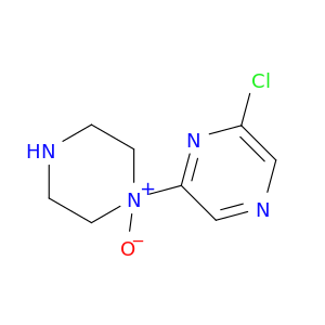 Pyrazine, 2-chloro-6-(1-oxido-1-piperazinyl)-