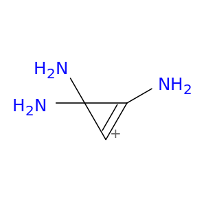 Cyclopropenylium, triamino-
