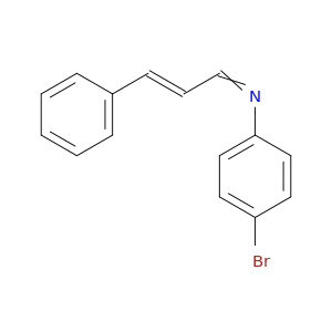 Benzenamine, 4-bromo-N-[(2E)-3-phenyl-2-propenylidene]-