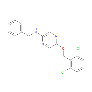 Pyrazinamine, 5-[(2,6-dichlorophenyl)methoxy]-N-(phenylmethyl)-