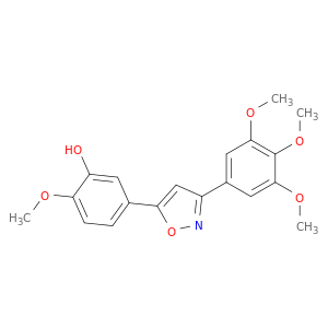 Phenol, 2-methoxy-5-[3-(3,4,5-trimethoxyphenyl)-5-isoxazolyl]-