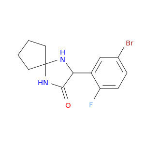 3-(2-氟-5-溴苯基)-1,4-二氮杂螺[4.4]壬烷-2-酮