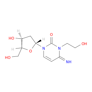 3-(2-hydroxyethyl)-1-[(2R,4S,5R)-4-hydroxy-5-(hydroxymethyl)oxolan-2-yl]-4-imino-pyrimidin-2-one