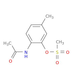 Acetamide, N-[4-methyl-2-[(methylsulfonyl)oxy]phenyl]-