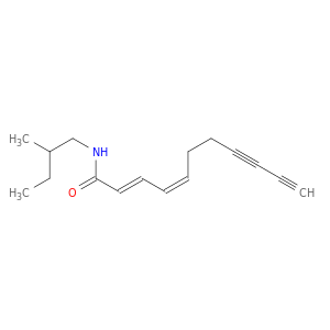 2,4-Undecadiene-8,10-diynamide, N-(2-methylbutyl)-, (2E,4Z)-