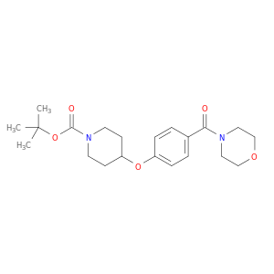 4-[4-(4-吗啉基羰基)苯氧基]-1-哌啶甲酸叔丁酯