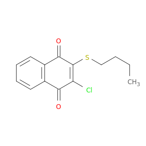 1,4-Naphthalenedione, 2-(butylthio)-3-chloro-