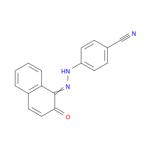 Benzonitrile, 4-[(2-oxo-1(2H)-naphthalenylidene)hydrazino]-