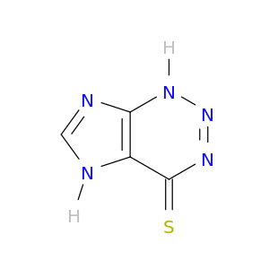 4H-Imidazo[4,5-d]-1,2,3-triazine-4-thione, 1,5-dihydro-