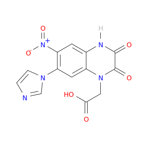 2-(7-(1H-咪唑-1-基)-6-硝基-2,3-二氧代-3,4-二氢喹喔啉-1(2H)-基)乙酸