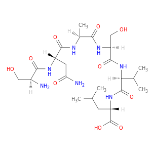 L-Leucine, L-seryl-L-asparaginyl-L-alanyl-L-seryl-L-valyl-