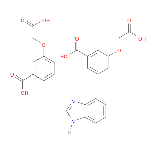 Benzoic acid, 3-(carboxymethoxy)-, compd. with 1H-benzimidazole(2:1)