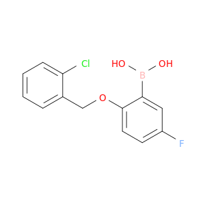 2-(2-Chlorophenylmethoxy)-5-fluorophenylboronic acid