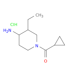 1-cyclopropanecarbonyl-3-ethylpiperidin-4-amine hydrochloride