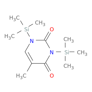 2,4(1H,3H)-Pyrimidinedione, 5-methylbis(trimethylsilyl)-
