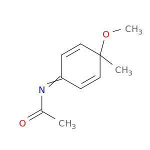 Acetamide, N-(4-methoxy-4-methyl-2,5-cyclohexadien-1-ylidene)-