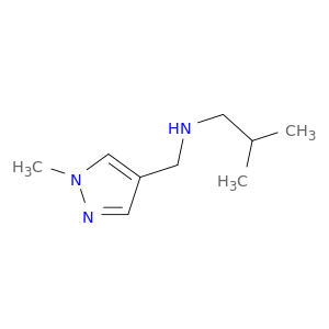 2-Methyl-N-((1-methyl-1H-pyrazol-4-yl)methyl)propan-1-amine