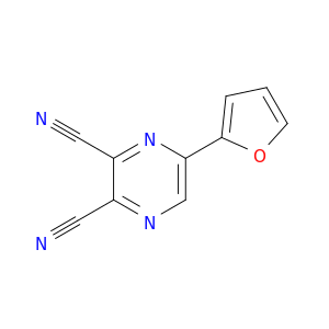 2,3-Pyrazinedicarbonitrile, 5-(2-furanyl)-