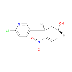 3-Cyclohexen-1-ol, 5-(6-chloro-3-pyridinyl)-4-nitro-, (1R,5R)-