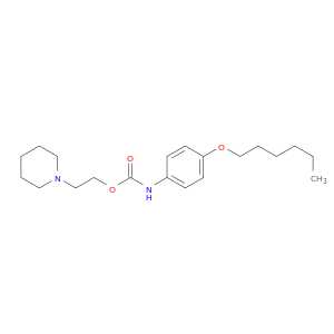 Carbamic acid, [4-(hexyloxy)phenyl]-, 2-(1-piperidinyl)ethyl ester