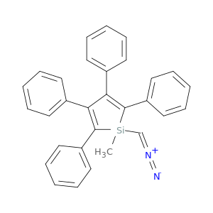 Silacyclopenta-2,4-diene, 1-(diazomethyl)-1-methyl-2,3,4,5-tetraphenyl-