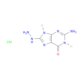 2-amino-8-hydrazinyl-6,9-dihydro-1H-purin-6-one hydrochloride