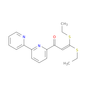 2-Propen-1-one, 1-[2,2'-bipyridin]-6-yl-3,3-bis(ethylthio)-